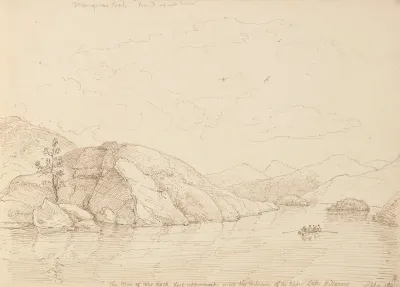 Man Of War Rock Upper Lake Killarney 4 September 1841