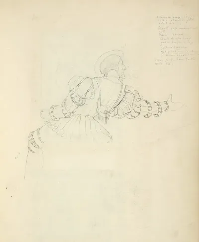 Man Seated Back View