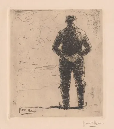 Man Seen From The Back