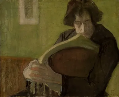 Man Sitting In A Chair Portrait Of Mieczyslaw Jakimowicz