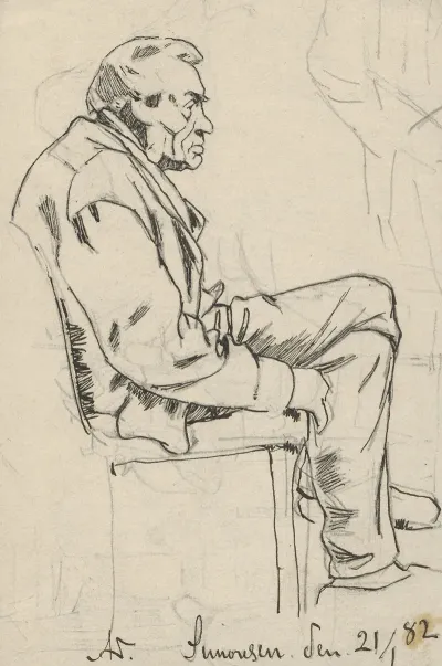 Man Sitting On A Chair 2