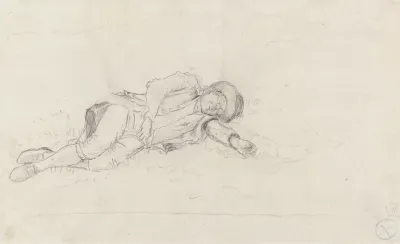 Man Sleeping Outdoors