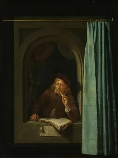 Man Smoking A Pipe 4