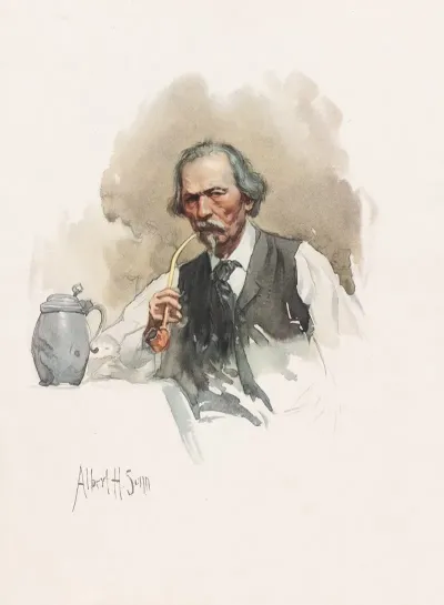 Man Smoking A Pipe 5