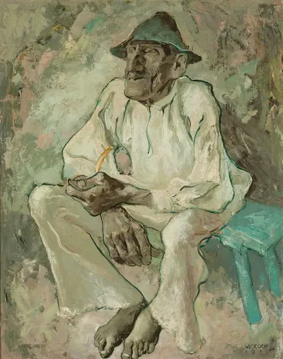 Man With A Pipe Wojciech Wirba