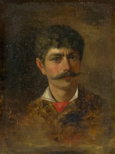 Man With Moustache