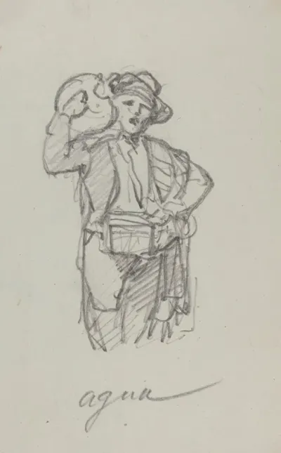 Man With Pitcher