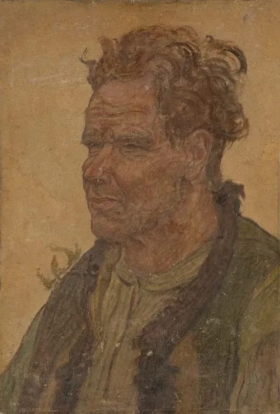 Man With Unkempt Hair