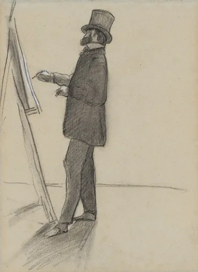 Manet And His Easel