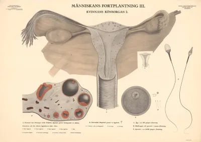 Manniskans Fortplantning Iii Kvinnans Konsorgan 2