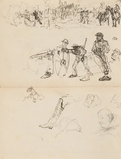 Manoeuvres Militaires Et Etudes Diverses