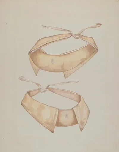 Mans Linen Collar