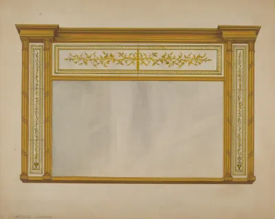Mantel Looking Glass 2