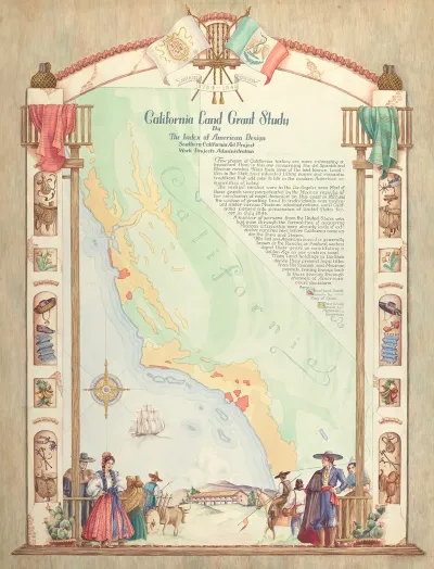 Map California Land Grant Study