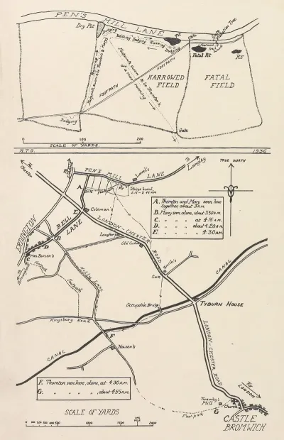 Map Of Erdington Castle Bromwich