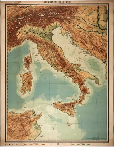 Map Of The Apennine Peninsula