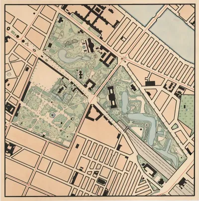 Map Of The East Gardens And Botanical Garden