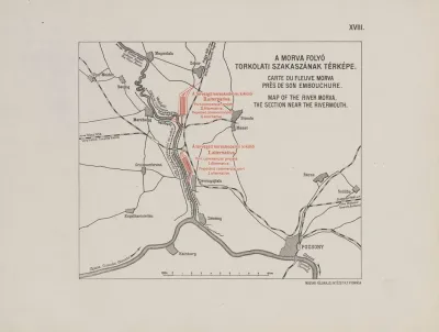 Map Of The River Morva The Section Near The Rivermouth