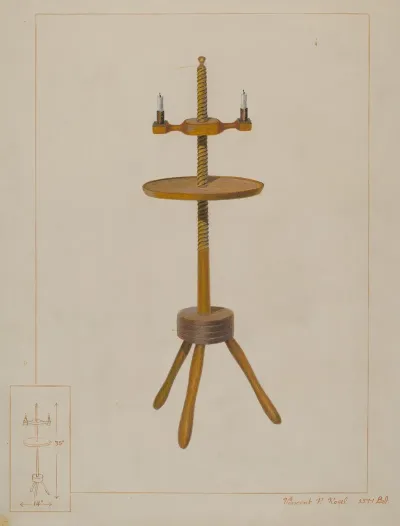 Maple Candlestand