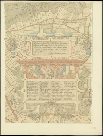 Maps Of Ghent Drawn In 1619 By Surveyor Jacq Horenbault Pl 07