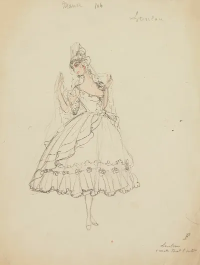 Maquettes De Costumes En M 17