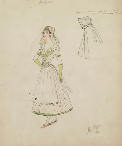 Maquettes De Costumes En M 21