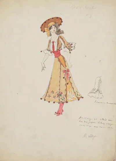 Maquettes De Costumes En M