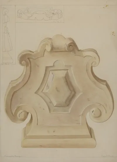 Marble Ornament From Top Of Mantelpiece