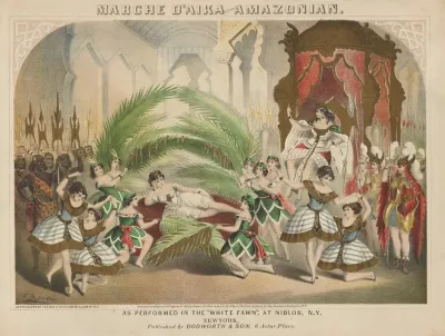 March Daika Amazonian As Performed In The White Faun At Niblos N Y