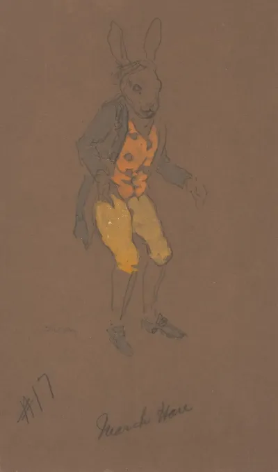 March Hare Costume Design From Alice In Wonderland 1915