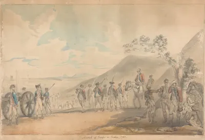 March Of Troops In India