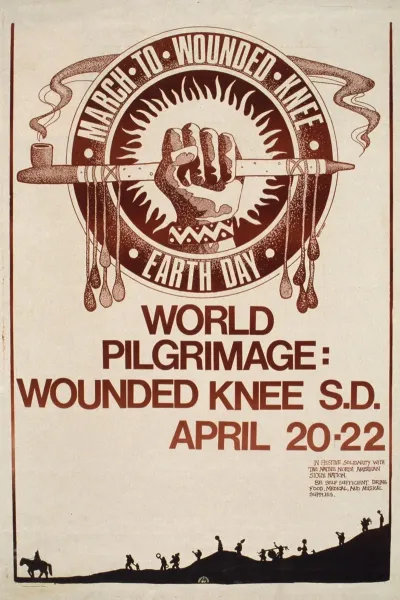 March To Wounded Knee Earth Day World Pilgrimage Wounded Knee S D April 20 22