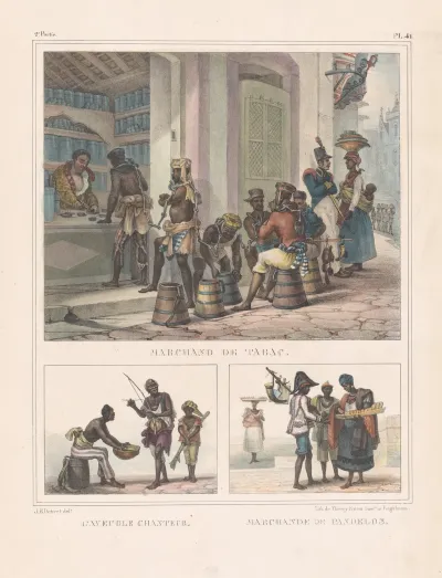 Marchand De Tabac Laveugle Chanteur Marchande De Pandelos