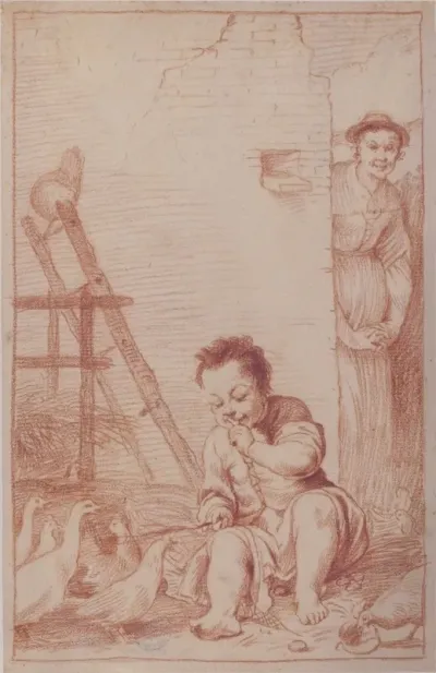 Marcolfa Discovers Bertoldinotrying To Hatch Eggs