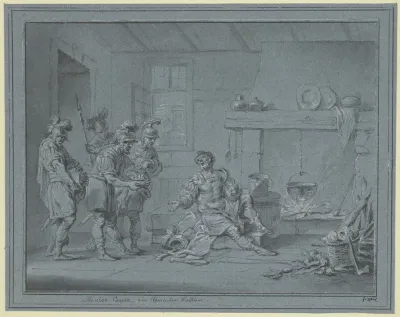 Marcus Curius Dentatus Weist Die Geschenke Der Samniter Zuruck