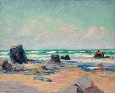 Maree Basse A La Plage De Port Blanc Presquile De Quiberon