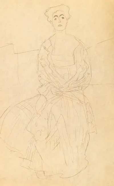 Margaret Stonborough Wittgenstein Sitzend Studie