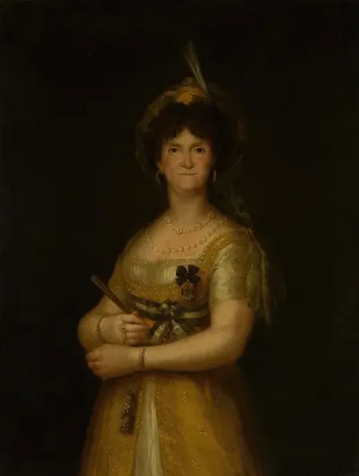 Maria Luisa Of Parma 1751 1819 Queen Of Spain After Goya