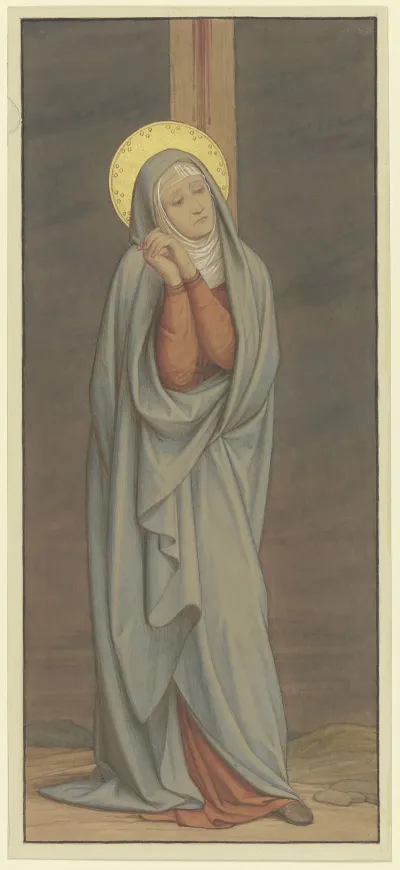 Maria Schmerzvoll Unterm Kreuz