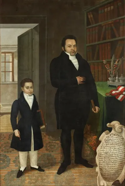 Mariano Alejo Alvarez And His Son