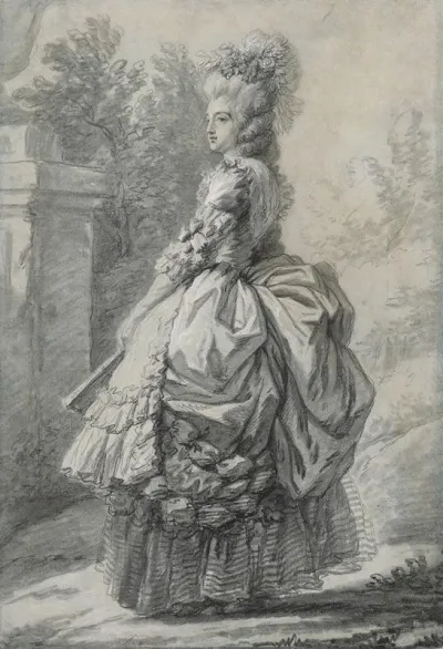 Marie Antoinette In A Park