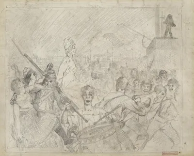 Marie Antoinette Vorzeichnung