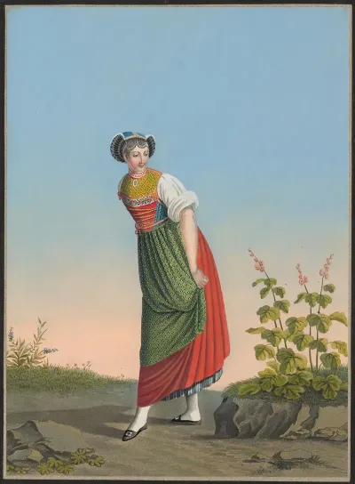 Marie Koenig Fille Dun Particulier Aise Du Canton De St Gall