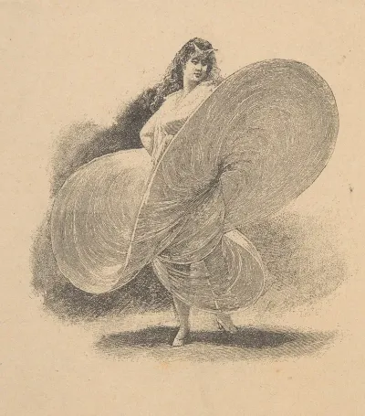 Marie Louise Fuller Known As Loie Fuller American Actress And Dancer 2