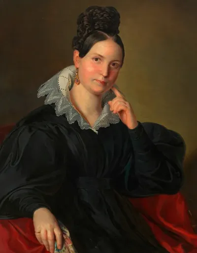 Marie Von Niebauer Geb Mozart 1804 1870