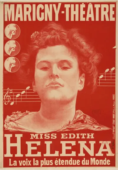 Marigny Theatre Miss Edith Helena La Voix La Plus Etendue Du Monde
