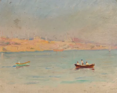 Marine Landscape From The Journey To Constantinople