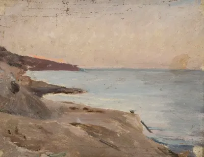 Marine Landscape Yalta From The Journey To Crimea