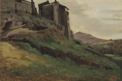 Marino Grandes Fabriques Au Sommet De Rochers