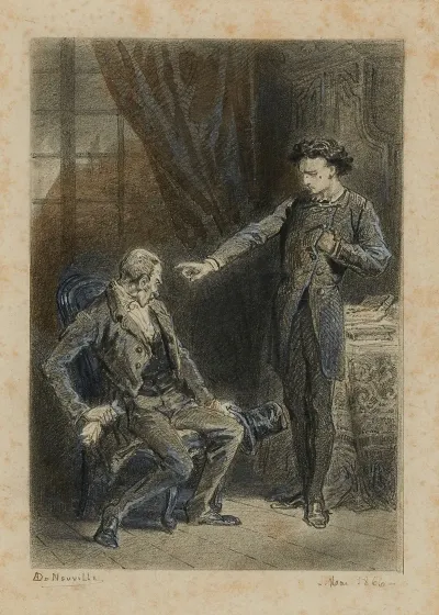Marius Confond Thenardier Bouteille Dencre Qui Ne Reussit Qua Blanchir
